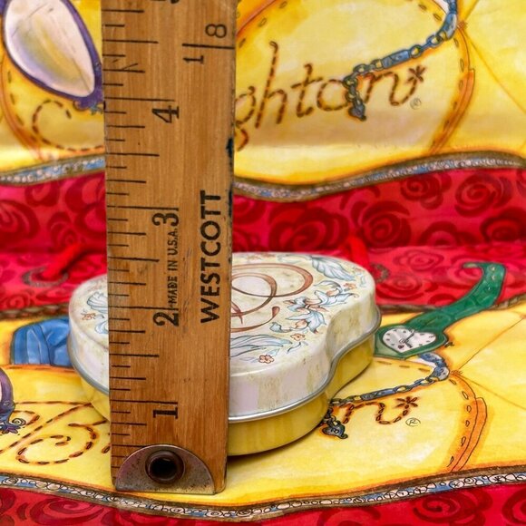 4 Set Multicolor & Size Brighton Heart-Shaped Decorative Tin Collection & Bag - Picture 15 of 16